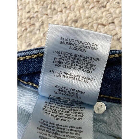 14 Silver High-Rise Boyfriend Fit Dark Wash - Picture 7 of 8